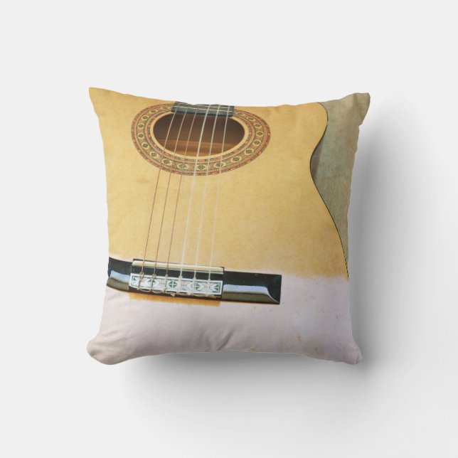 Guitar Throw Pillow (Front)