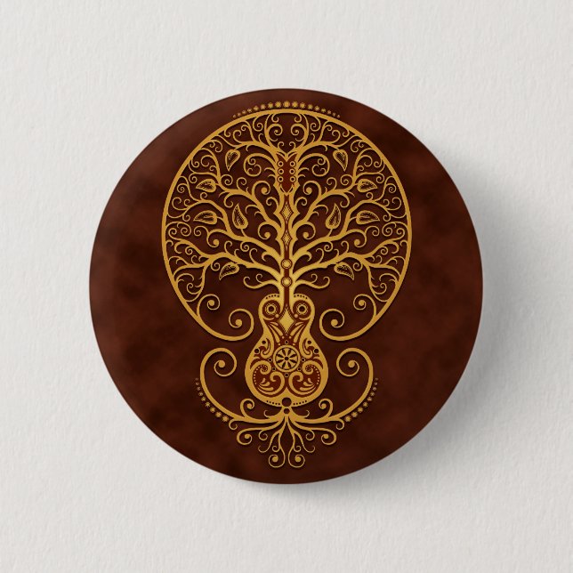 Guitar Tree, Golden Brown Button (Front)