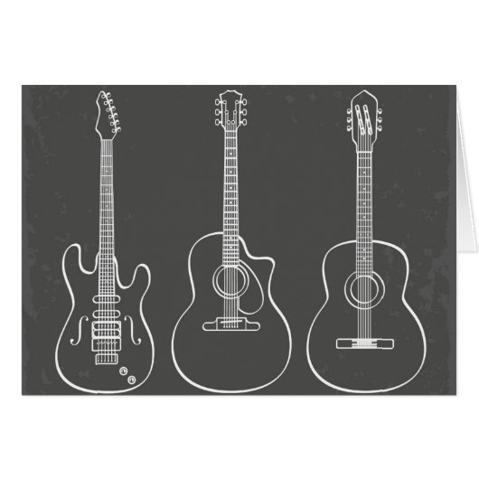 Guitar trio retro grunge music (Front Horizontal)