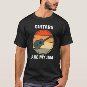 Guitar  Vintage Guitar Cool Retro Guitars Are My J T-Shirt