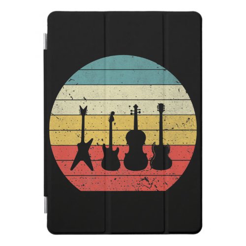 Guitar Vintage Retro Sunset Guitar Music Gift iPad Pro Cover