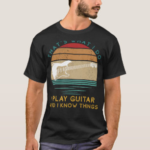 Guitar Virtuoso: Chords & Witty Wisdom Humorous T-Shirt