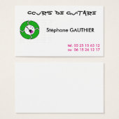 GUITAR VISIT CARD (Front & Back)