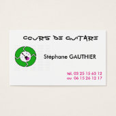 GUITAR VISIT CARD (Front)