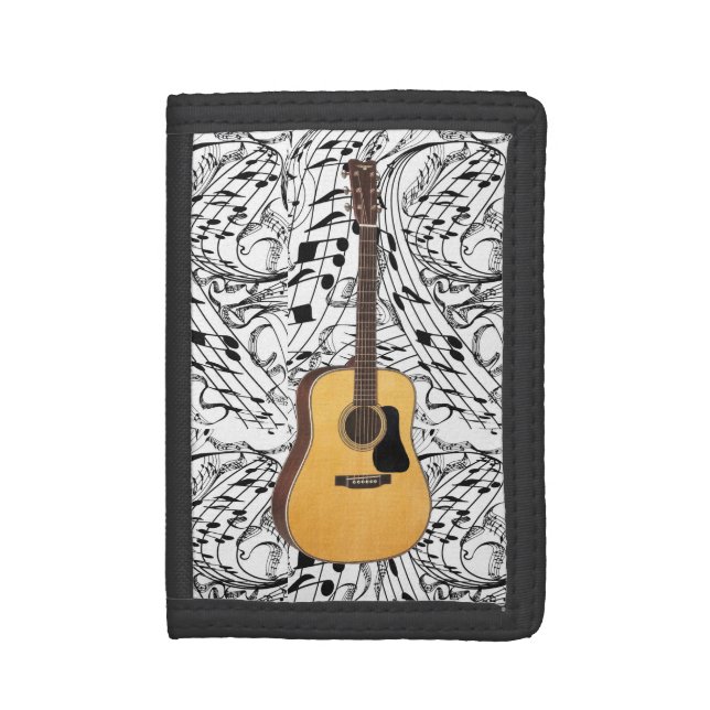 GUITAR-WALLET TRI-FOLD WALLET (Front Vertical)