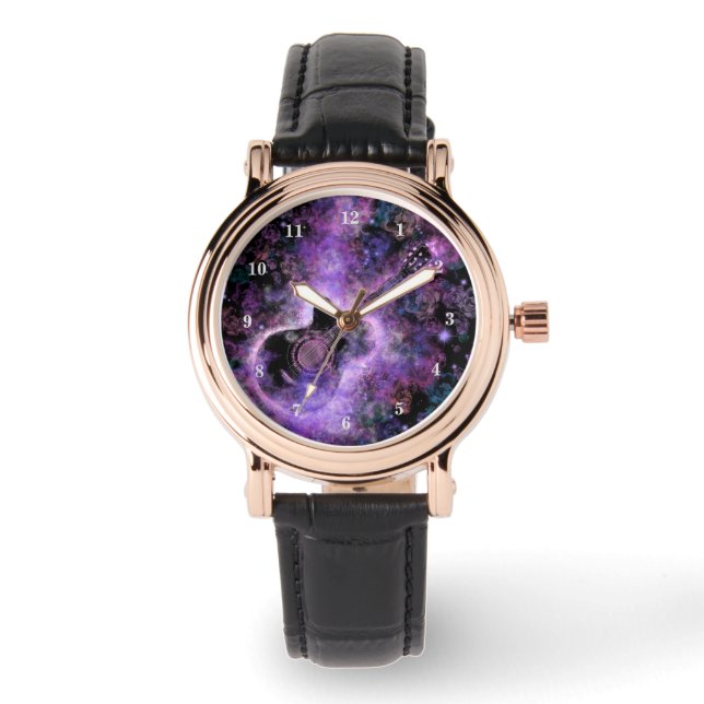 Guitar Watch Purple (Front)