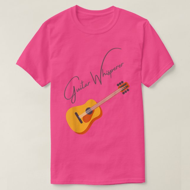 Guitar Whisperer, Clamps, Plucked Violin Guitarist T-Shirt (Design Front)