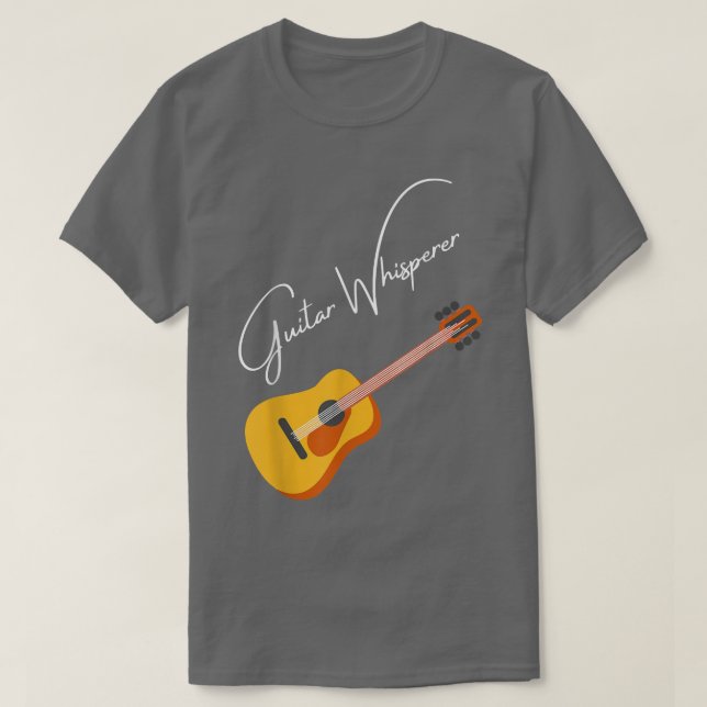 Guitar Whisperer, Clamps, Plucked Violin Guitarist T-Shirt (Design Front)