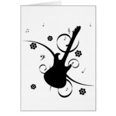 Guitar With Musical Notes (Front)