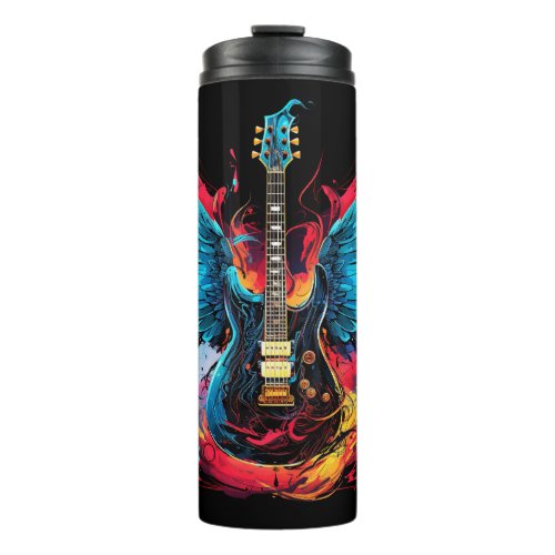 Guitar with Wings Thermal Tumbler