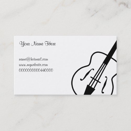 Guitar, Your Name Here, Business Card Templates