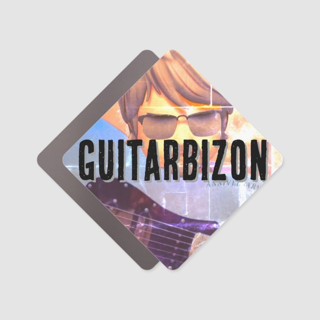 Guitarbizon Car Magnet (Front)