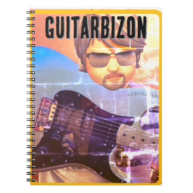 Guitarbizon T-Shirt Notebook (Front)