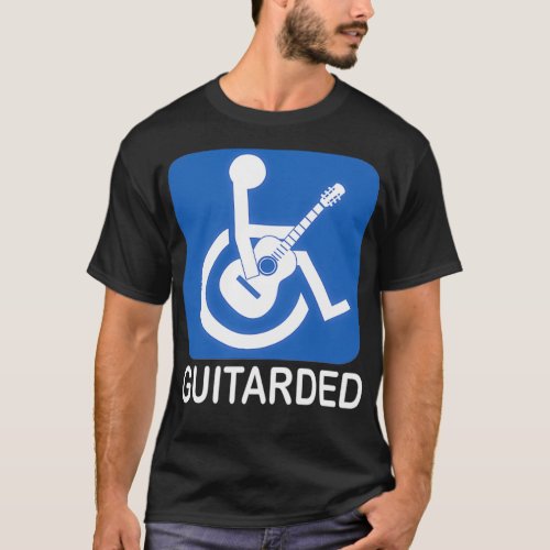 Guitarded Funny Joke Guitar T_Shirt