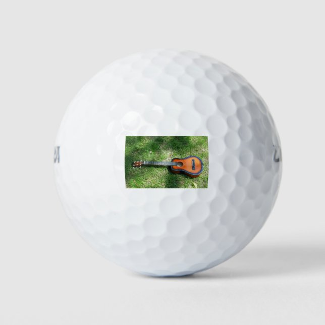 guitare sur l'herbe golf balls (Front)