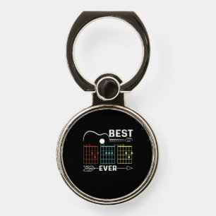 Guitarist Best Dad Ever Birthday Phone Ring Stand