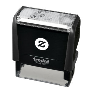 guitarist birthday gift self-inking stamp