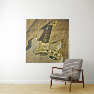 Guitarist birthday gift tapestry