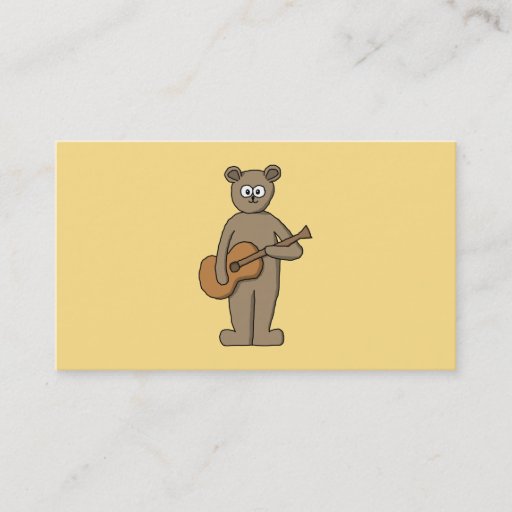 Customizable Guitarist. Business Card Template