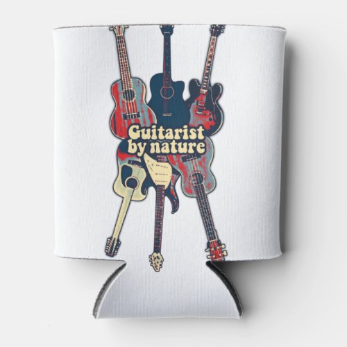 Guitarist by nature vintage colorful guitars can cooler