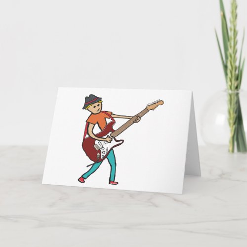 Guitarist Card