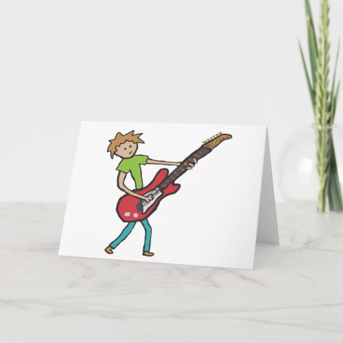 Guitarist Card