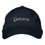 Guitarist Custom Embroidered Hat at Zazzle
