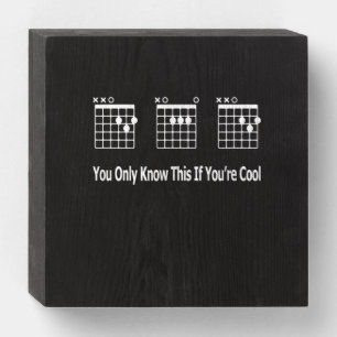 Guitarist Dad Guitar Tab Musical Birthday Wooden Box Sign