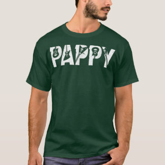 Guitarist Daddy Funny Pappy Music Guitar Fathers D T-Shirt