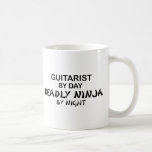 Guitarist Deadly Ninja by Night Coffee Mug