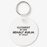 Guitarist Deadly Ninja by Night Keychain