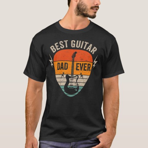 Guitarist Father Best Dad Ever D A D Chord Gifts T_Shirt