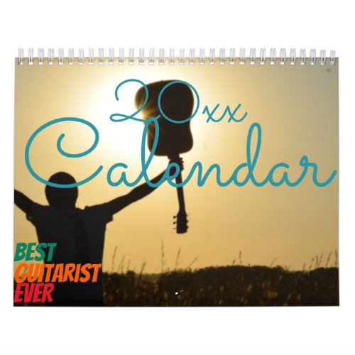 Guitarist gift  2023 calendar
