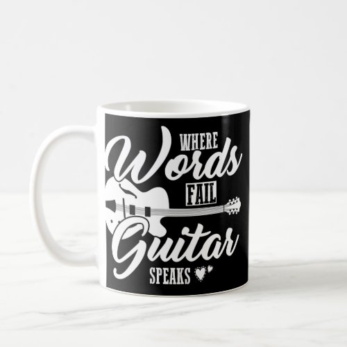 Guitarist gift guitar saying nice  coffee mug