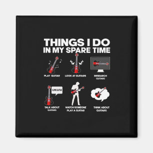 Guitarist Guitar Addicted Guitarist Music Birthday Magnet