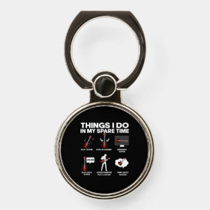 Guitarist Guitar Addicted Guitarist Music Birthday Phone Ring Stand