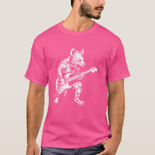 Guitarist Guitar - Guitar Player Hyena Dad Mom T-Shirt