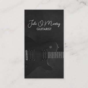 Guitarist Guitar Music Musician Business Card