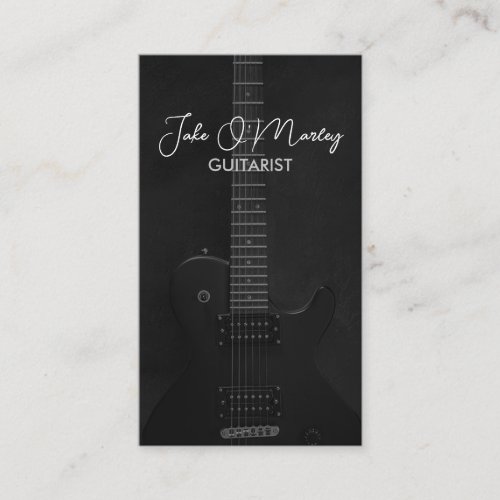 Guitarist Guitar Music Musician Business Card