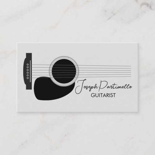 Guitarist Guitar Music Musician Business Card