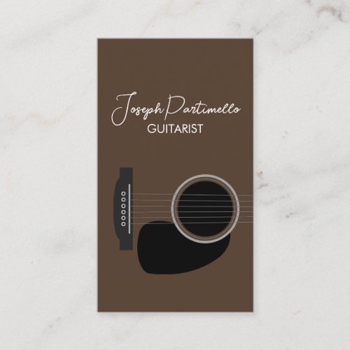 Guitarist Guitar Music Musician Business Card