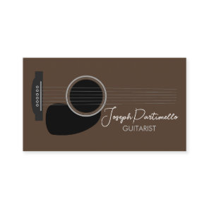 Guitarist Guitar Music Musician Business Card