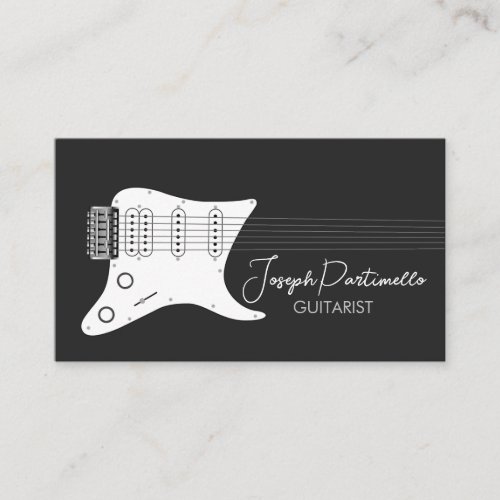 Guitarist Guitar Music Musician Business Card