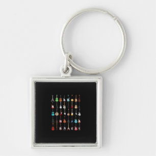 Guitarist Guitar Musical Instrument Rock and Roll Keychain