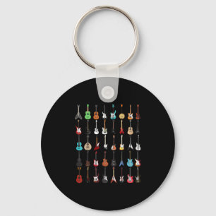 Guitarist Guitar Musical Instrument Rock and Roll Keychain