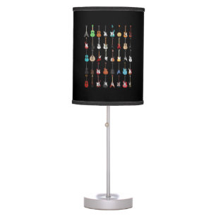 Guitarist Guitar Musical Instrument Rock and Roll Table Lamp