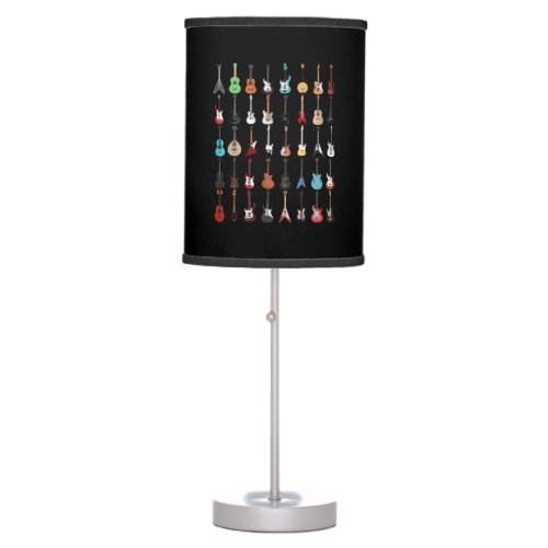 Guitarist Guitar Musical Instrument Rock and Roll Table Lamp