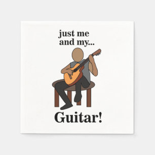 Guitarist Guitar Player Musical Party Napkins