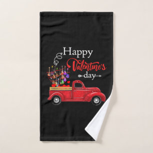 Guitarist Happy Valentines Day Guitarist Birthday Hand Towel