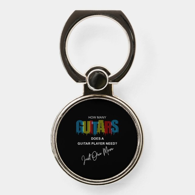 Guitarist How Many Guitars Does Birthday Phone Ring Stand (Front)